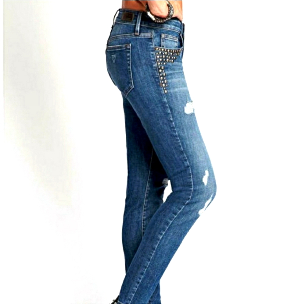 EEUC Guess Kate Studded Skinnies